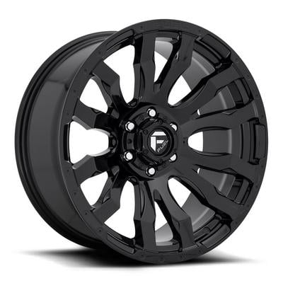 Fuel Off-Road D675 Blitz Wheel, 20x9 with 6x5.5 Bolt Pattern - Gloss Black - D67520908457US